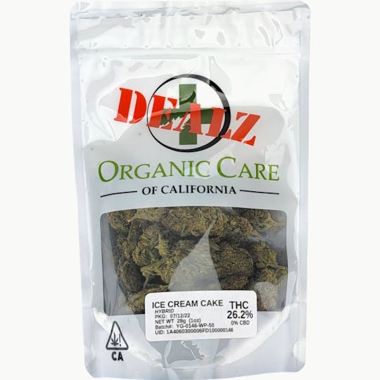 Organic Care of California - (26.2%) Ice Cream Cake (28g) HYBRID Greenhouse - 1