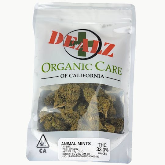 Organic Care of California - (33%) Animal Mintz (28g) HYBRID Greenhouse - 1