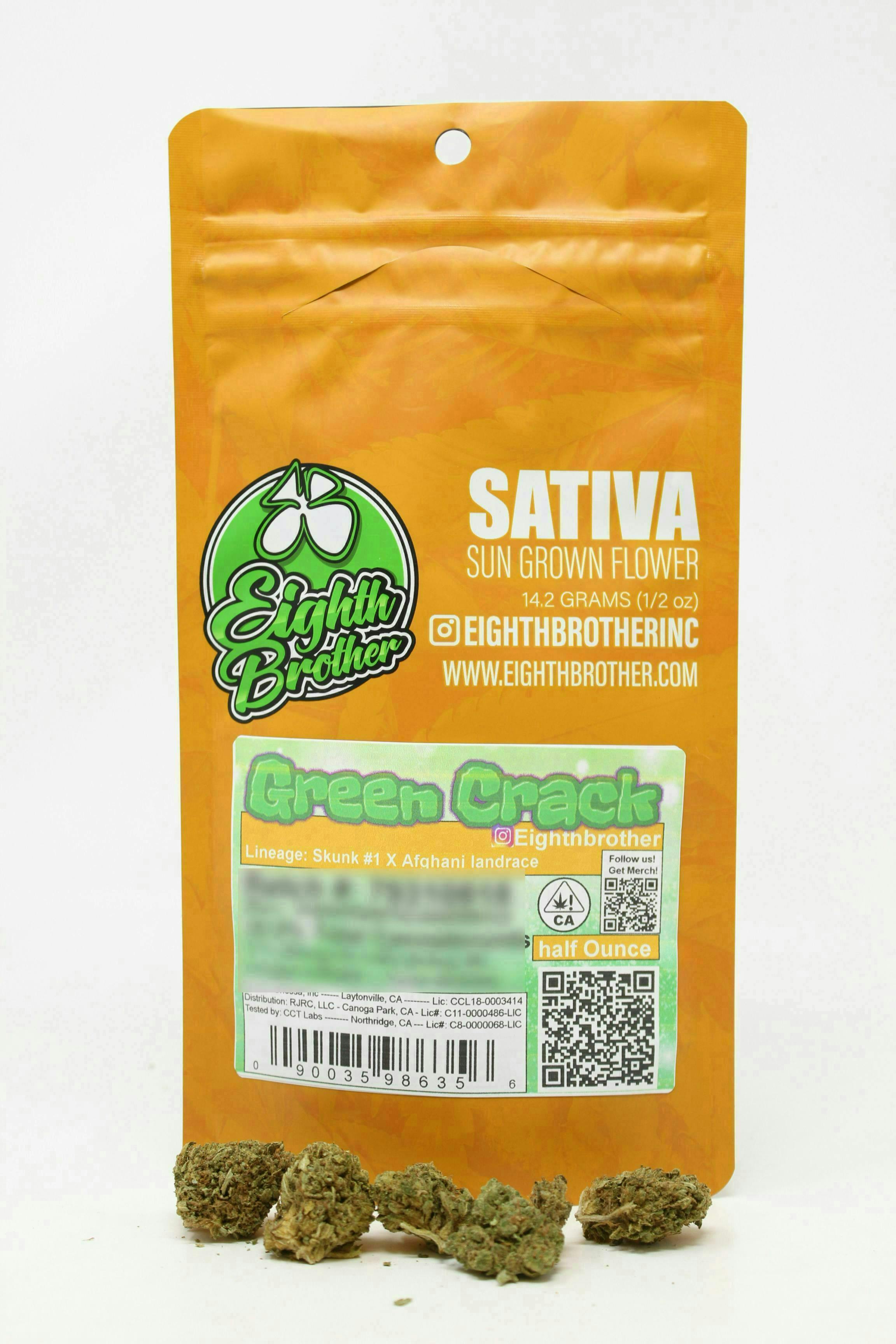 Eighth Brother - Eighth Brother | Green Crack | Flower | 14g - 1