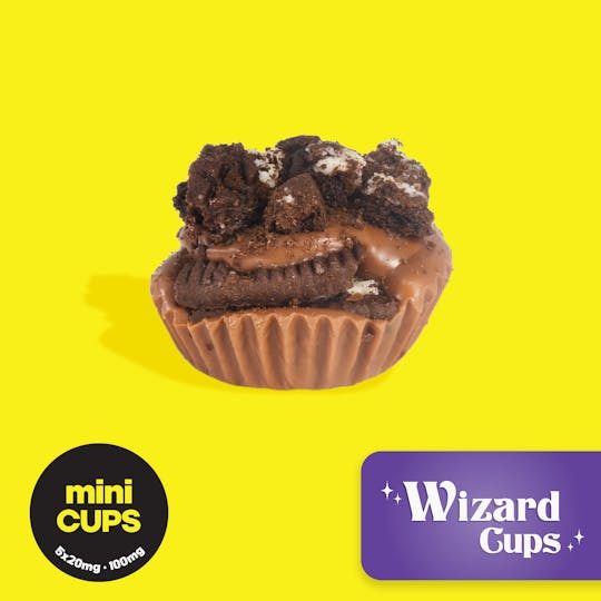 Covert Cups - MINIS Wizard Cup - 100MG Chocolate Cups - Covert Cups - REC - 1
