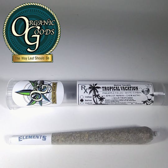Organic Goods - Tropical Vacation Pre-Roll 1g - 1
