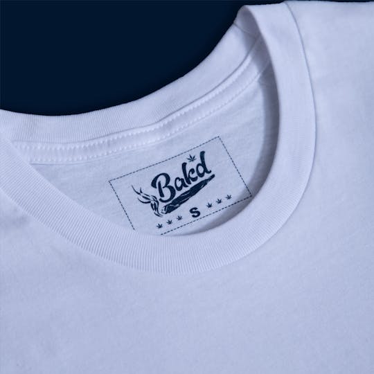 Bak'd - Bak'd Classic T-Shirt (White/Navy) - 1
