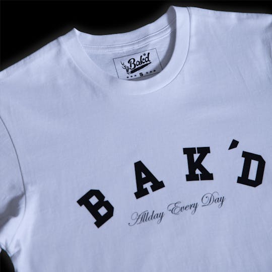 Bak'd - Bak'd Classic T-Shirt (White/Black) - 1