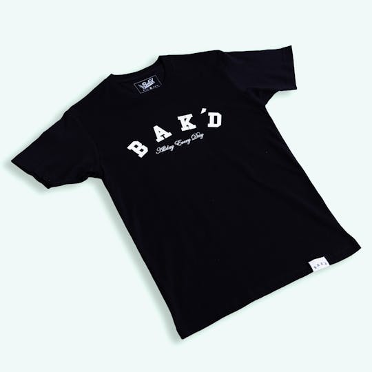 Bak'd - Bak'd Classic T-Shirt (Black/White) - 1