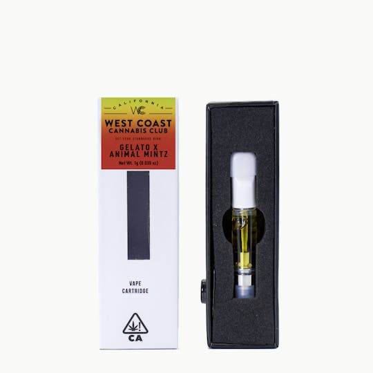 West Coast Cannabis Club - WCCC | Gelato 41 x Animal Mints Cartridge 1g - 1