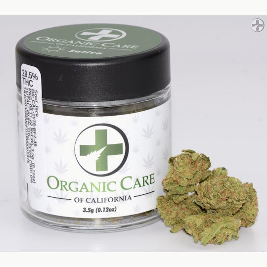 Organic Care of California - (29.5%) Sour Jack (3.5g) SATIVA Greenhouse - 1