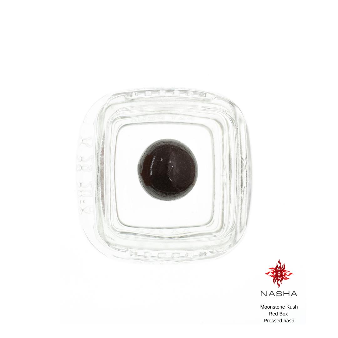 NASHA - Moonstone Kush (1.2g) Red Pressed Hash (Redtail Ranch) - 1