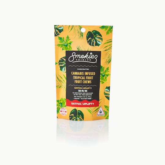 Smokiez Edibles - Smokiez SATIVA Tropical Fruit Chews - 100mg - ME - 1