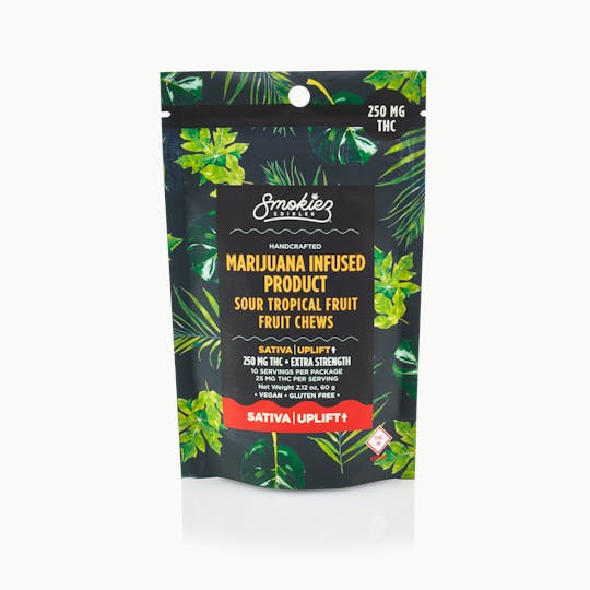 Smokiez Edibles - Smokiez SATIVA Sour Tropical Fruit Chews - 250mg - MO - 1