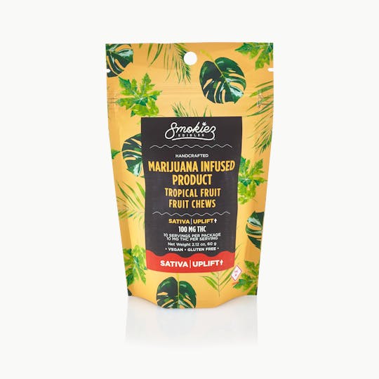 Smokiez Edibles - Smokiez SATIVA Tropical Fruit Chews - 100mg - MO - 1