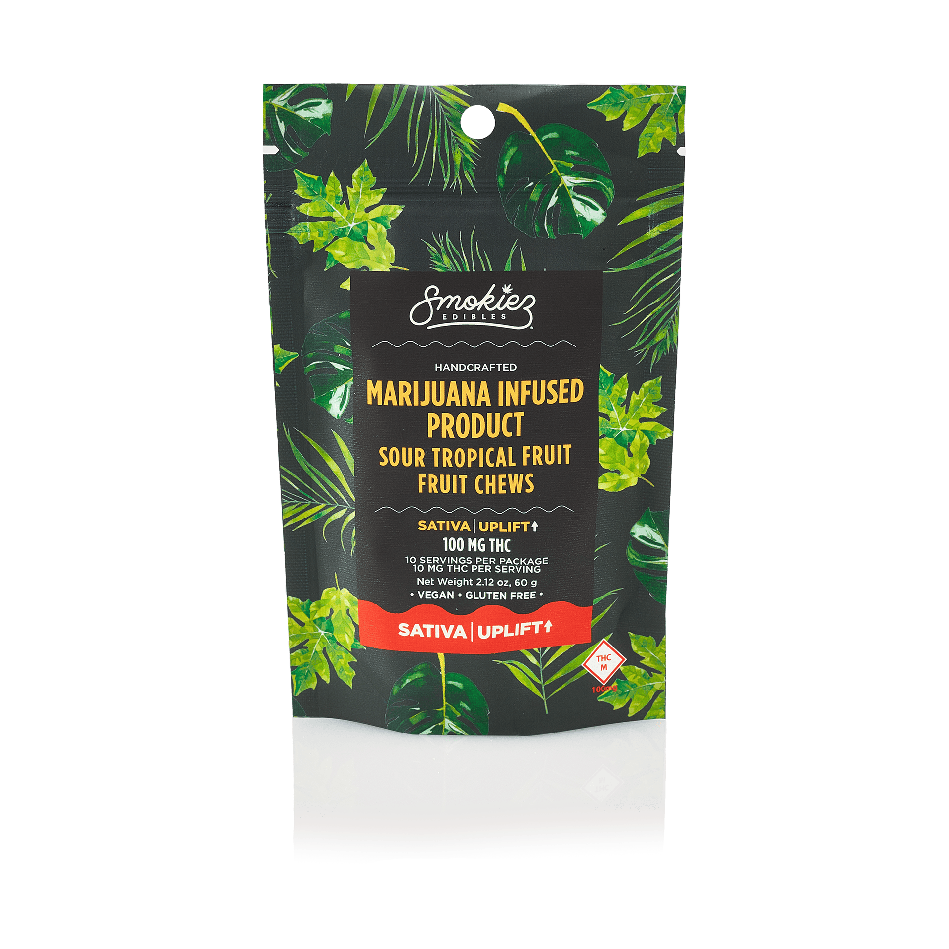 Smokiez Edibles - Tropical Fruit Fruit Chews | 100mg | 10ct | 10mg/ea - 1