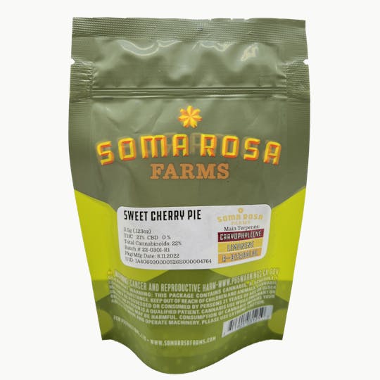 Soma Rosa Farms - Sweet Cherry Pie 1/8th - 1