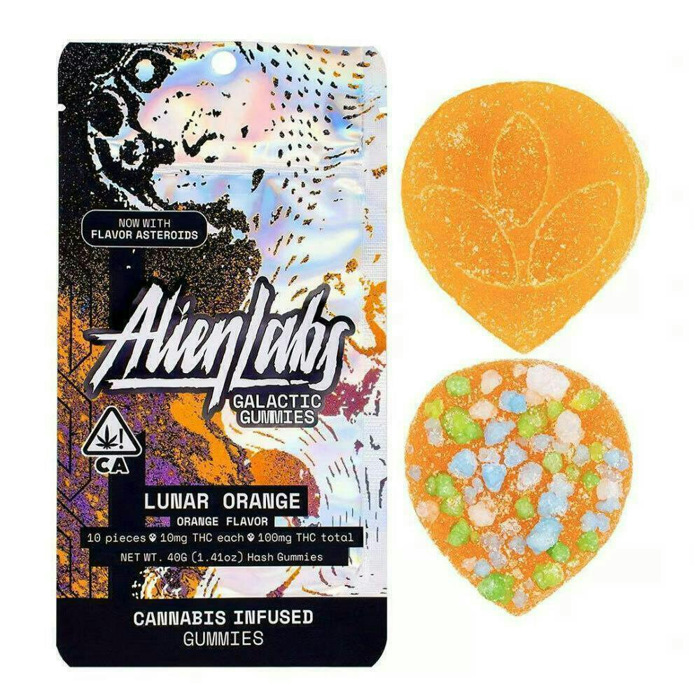 Alien Labs - Lunar Orange Gummies | 100mg | 10ct | 10mg/ea - 1