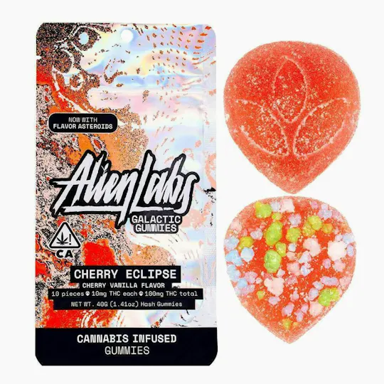 Alien Labs - Cherry Eclipse Gummies | 100mg | 10ct | 10mg/ea - 1