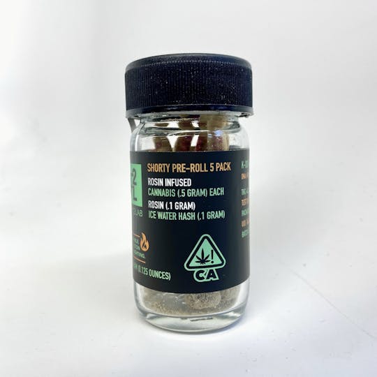 Farm2Lab - K-Doh Rosin Shorty - Pre Roll 5 Pack - 1