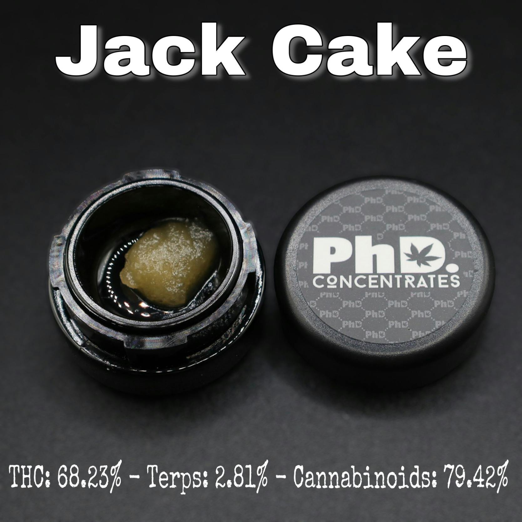 Pharmicated - PhD Concentrate 1 gram - Jack Cake Badder 68.23% THC - 1