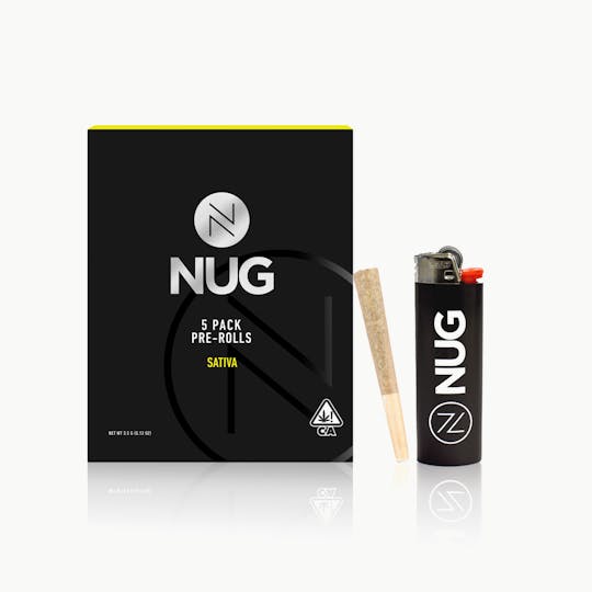 NUG - NUG Preroll 5pk w/Lighter - Gelonade - 1
