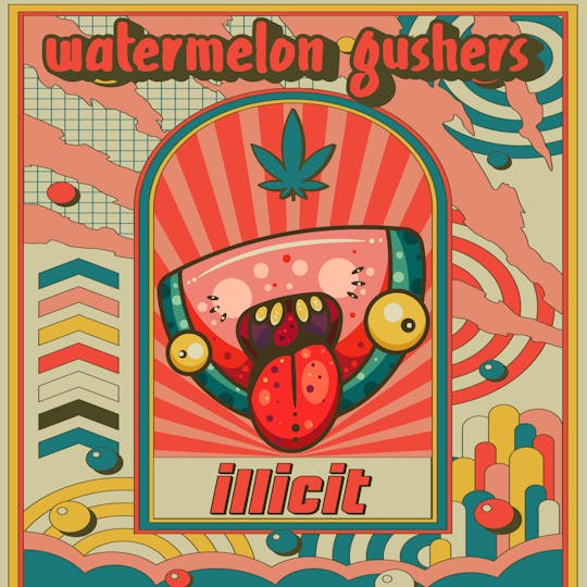 ILLICIT - Watermelon Gushers 1g Live Resin Cartridge - 1