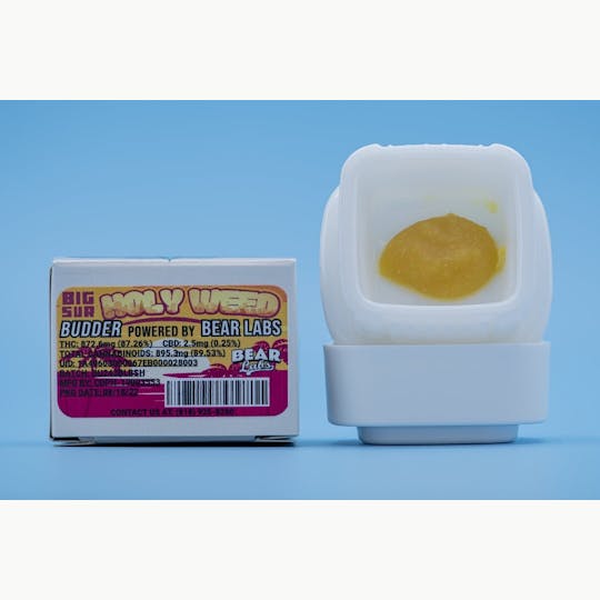 Bear Labs - Big Sur Holy Weed Budder - 1g - 1