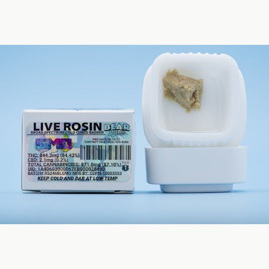 Bear Labs - GMO T1 Live Rosin - 1g - 1