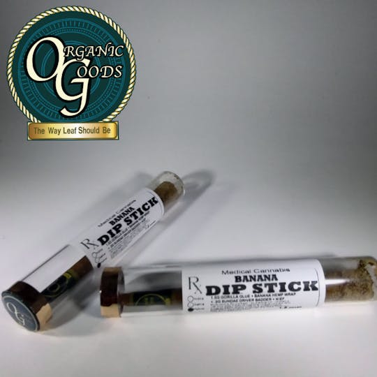 Organic Goods - Organic Goods Dip Stick w/ Badder & Kief Banana 1.5g - 1