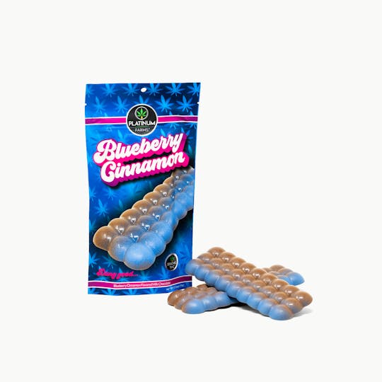 Platinum Farms - Craft Chocolate Bar - Blueberry Cinnamon 1,000mg THC - 1