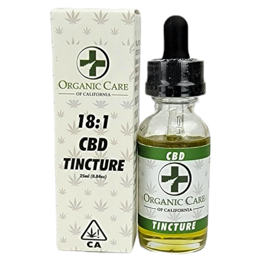 Organic Care of California - 18:1 CBD Tincture (25ml) [CBD:563] [THC:35.5mg] - 1