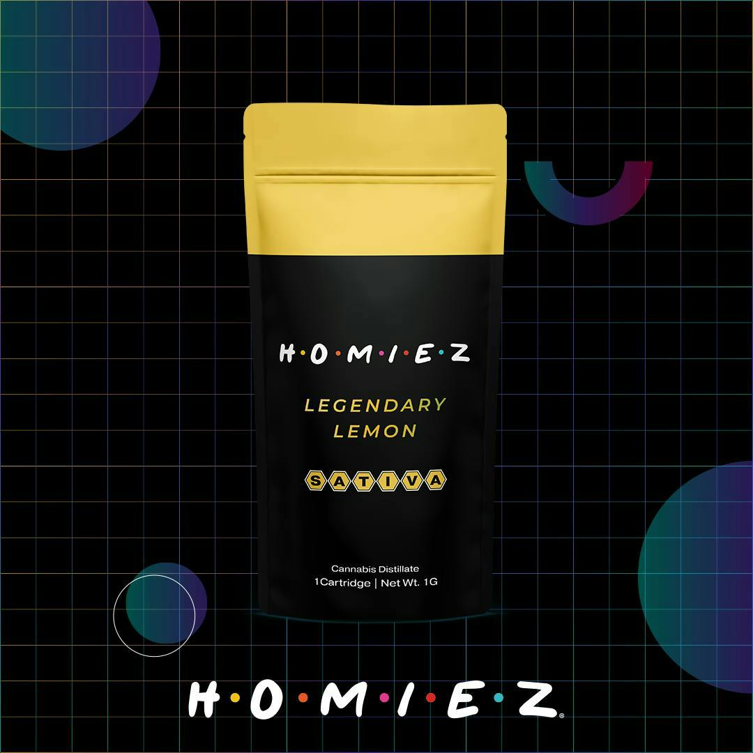 Dispo - Legendary Lemon • 1G Cartridge • HOMIEZ • REC - 1