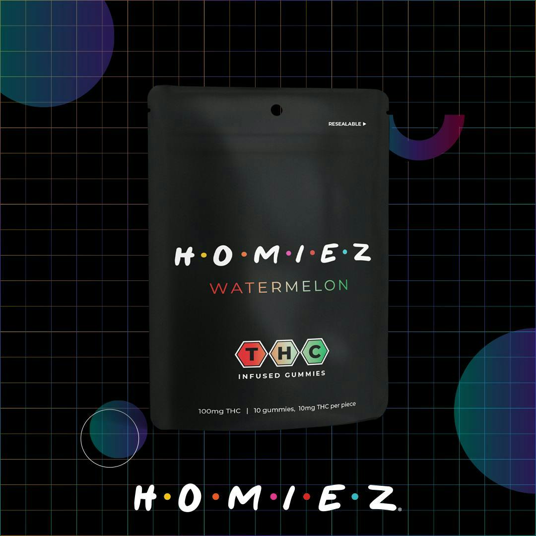 Dispo - Watermelon • 100MG Gummies • HOMIEZ • REC - 1