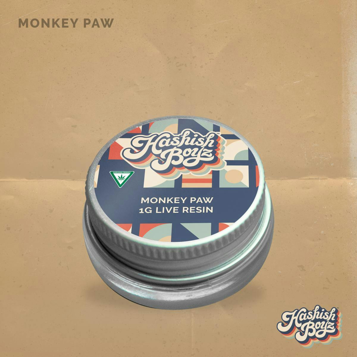 Dispo - Monkey Paw ~ 1G Live Resin ~ Hashish Boyz ~ REC - 1