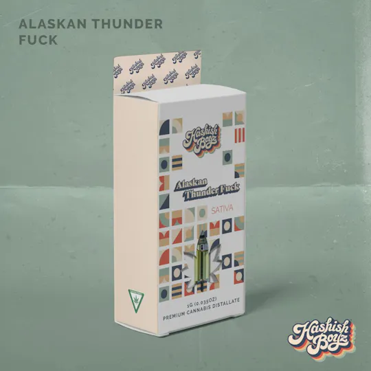 Dispo - Alaskan Thunder Fuck ~ 1G Cartridge ~ Hashish Boyz ~ MED - 1