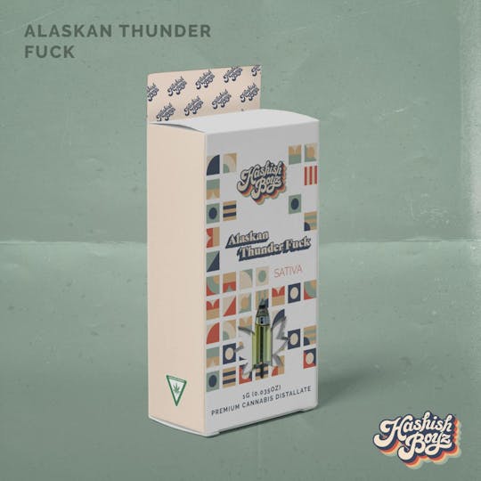 Dispo - Alaskan Thunder Fuck ~ 1G Cartridge ~ Hashish Boyz ~ REC - 1