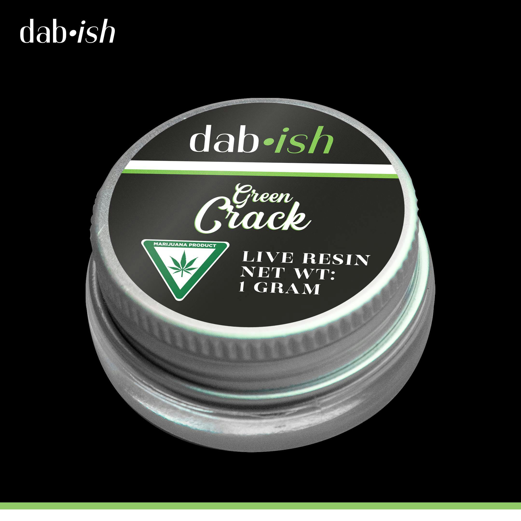 Dispo - Green Crack (1G Live Resin) dab•ish (REC) - 1