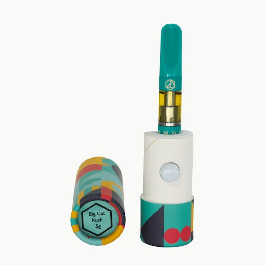 Sunday Extracts - 0.5g Cured Resin Cartridge Big Cat Kush - 1