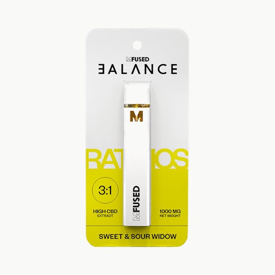 MFused - BALANCE Disposable Vape - 3:1 Sweet & Sour Widow - 1