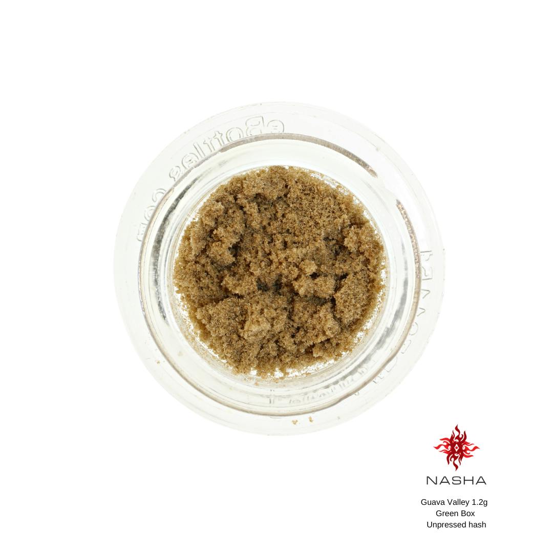 NASHA - Guava Valley 1.2g Green Unpressed Hash (AlpenGlow) - 1