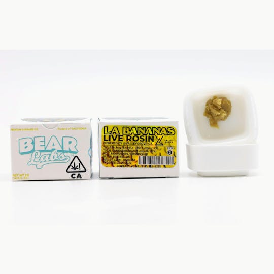Bear Labs - LA Bananas T3 Live Rosin - 1g - 1