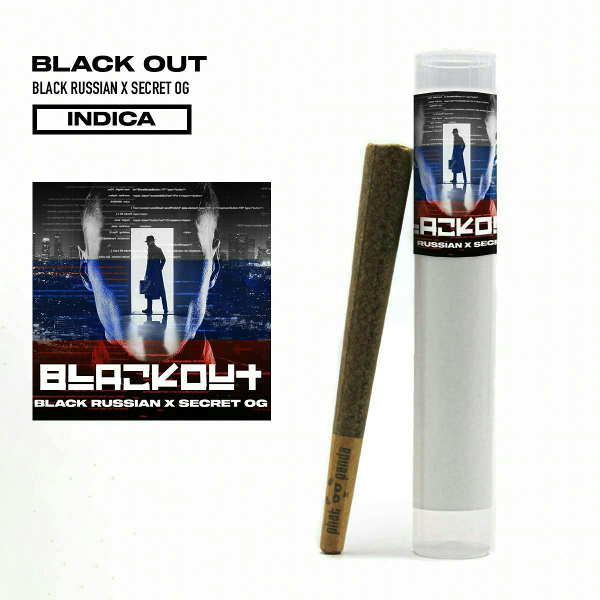 Phat Panda - Phat Panda | Black Out | Joint | 1g - 1