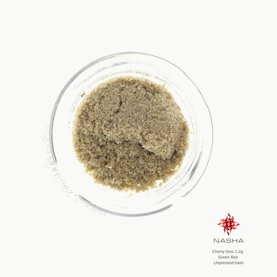 NASHA - Cherry Dosi 1.2g Green Unpressed Hash (Clear Water) - 1