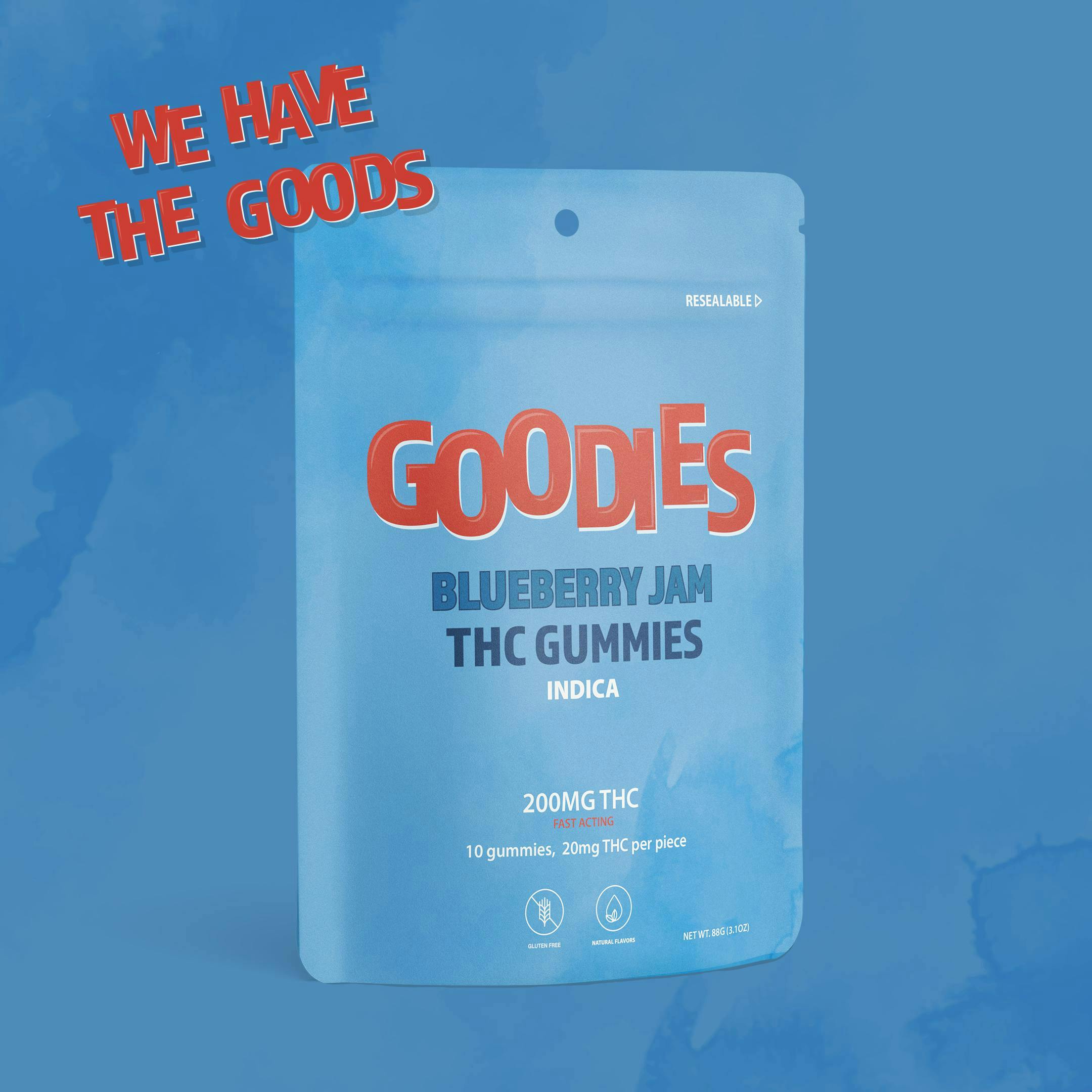Dispo - Blueberry Jam • 200MG Gummies • Goodies • REC - 1