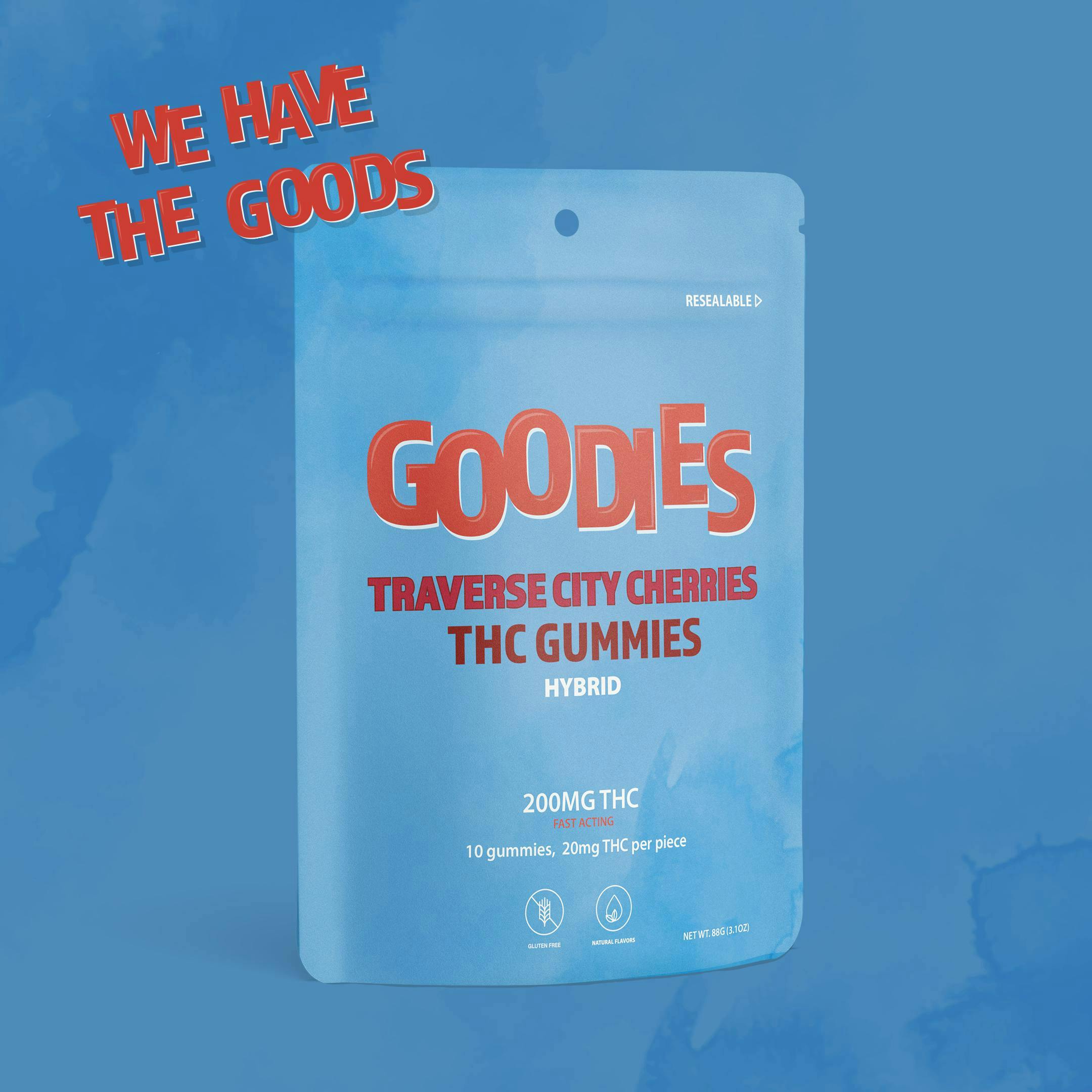 Dispo - Traverse City Cherries • 200MG Gummies • Goodies • MED - 1