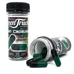 Green Truck - 35 MG Rosin THC MCT Oil Capsules (525MG), 15 Count - 1