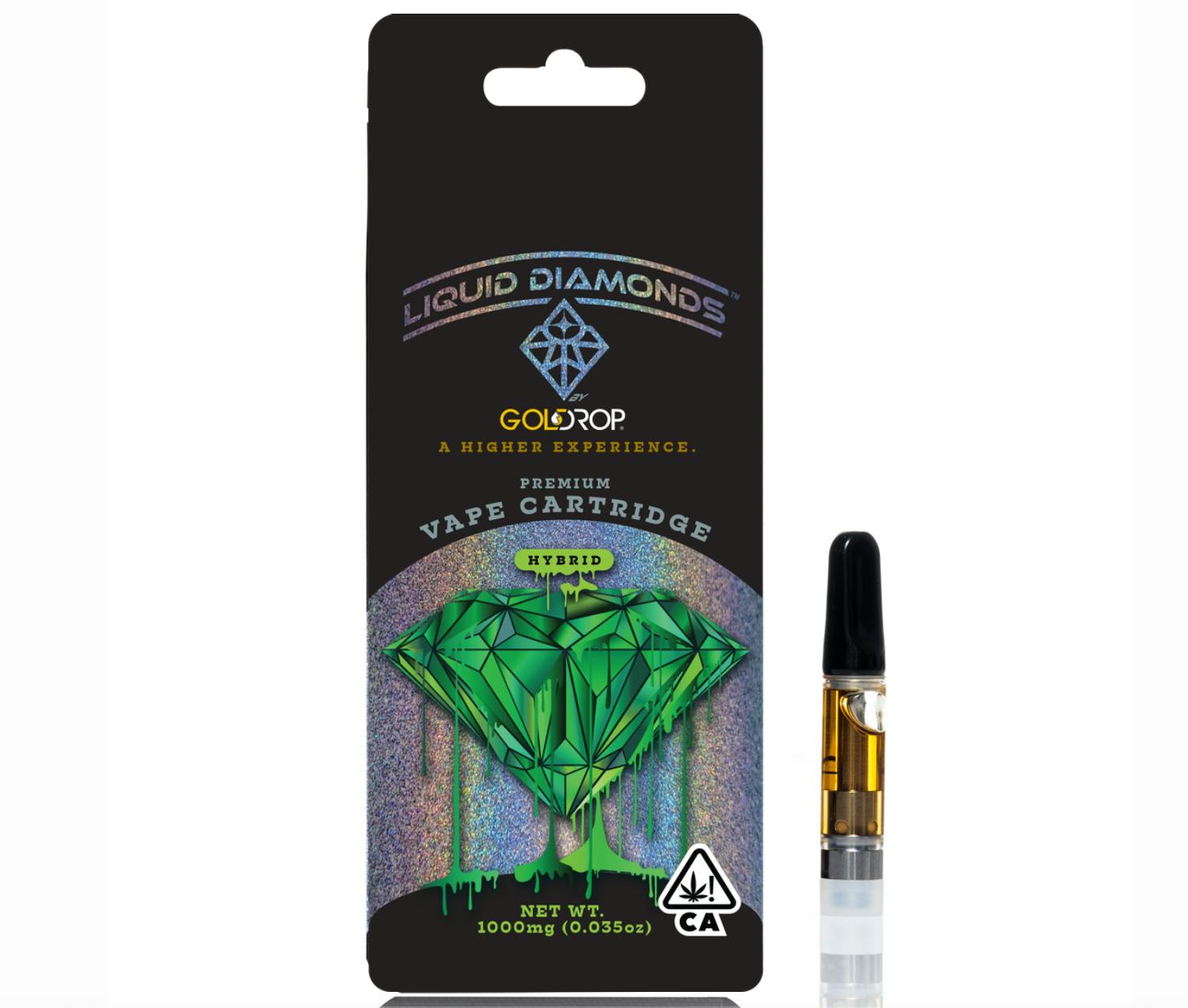GoldDrop - GoldDrop Gelato Kush Liquid Diamonds® Cartridge - 1g - 1