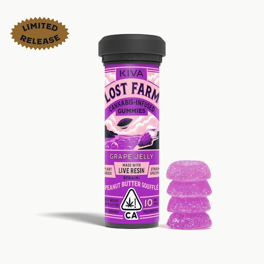 Kiva Confections - Lost Farm Grape Jelly x 'Peanut Butter Souffle' Gummies - 1