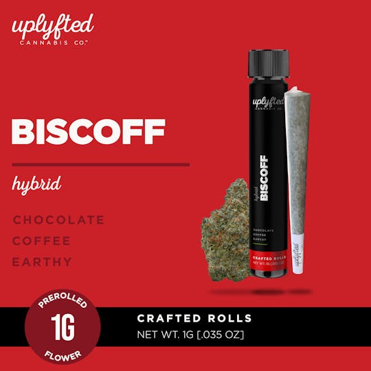 Uplyfted Cannabis Co - Biscoff 1g Pre-Roll - 1