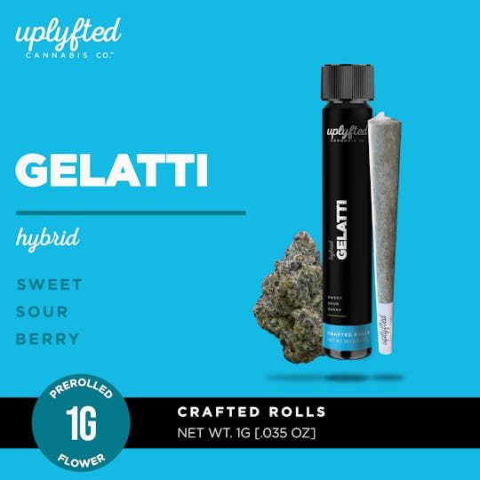 Uplyfted Cannabis Co - Gelatti 1g Pre-Roll - 1