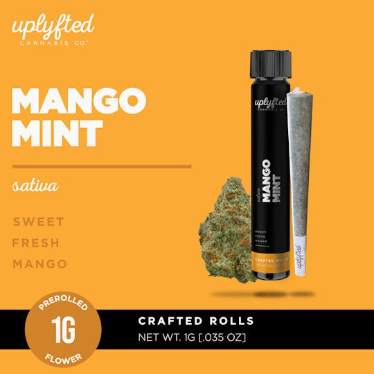 Uplyfted Cannabis Co - Mango Mint 1g Pre-Roll - 1