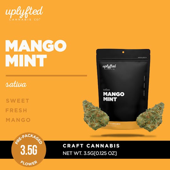 Uplyfted Cannabis Co - Mango Mint 3.5g Pre-Pack - 1