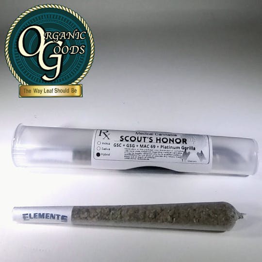 Organic Goods - Organic Goods Pre-Roll Scouts Honor 1 G - 1