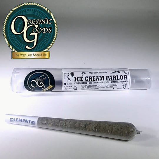Organic Goods - Ice Cream Parlor Pre-Roll 1g - 1